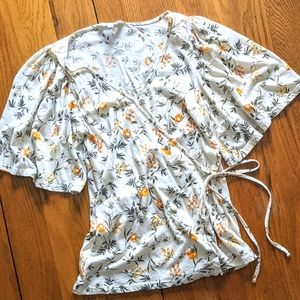 Lucky Brand Women's Wrap Blouse